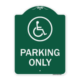 Parking Only (With New Access Symbol)