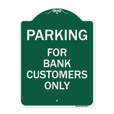 Parking for Bank Customers Only