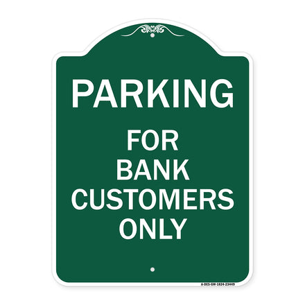 Parking for Bank Customers Only