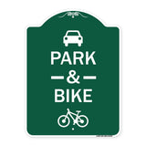 Park & Ride (With Bicycle Graphic