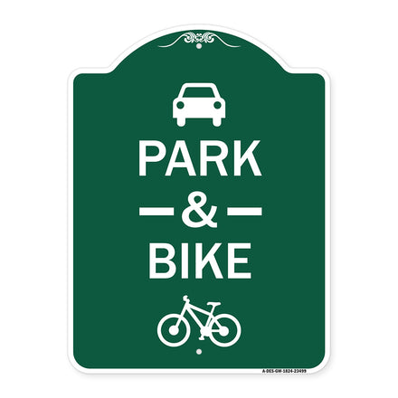 Park & Ride (With Bicycle Graphic