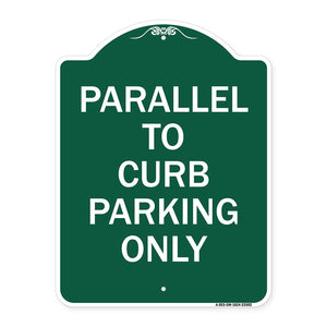 Parallel to Curb Parking Only