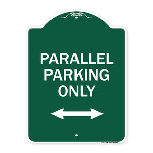 Parallel Parking Only with Bidirectional Arrow