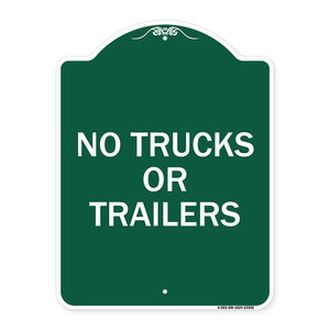 No Trucks or Trailers