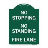 No Stopping No Standing Fire Lane