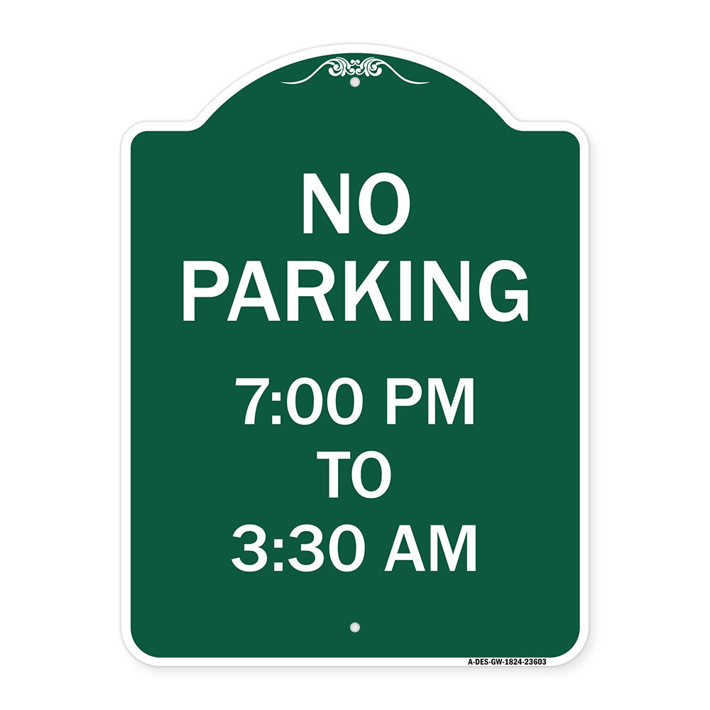 No Parking 7-00 Am to 3-30 Pm