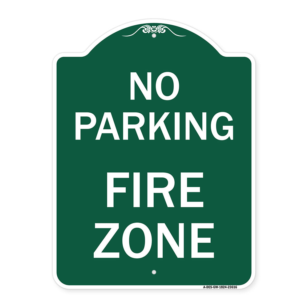 No Parking Fire Zone