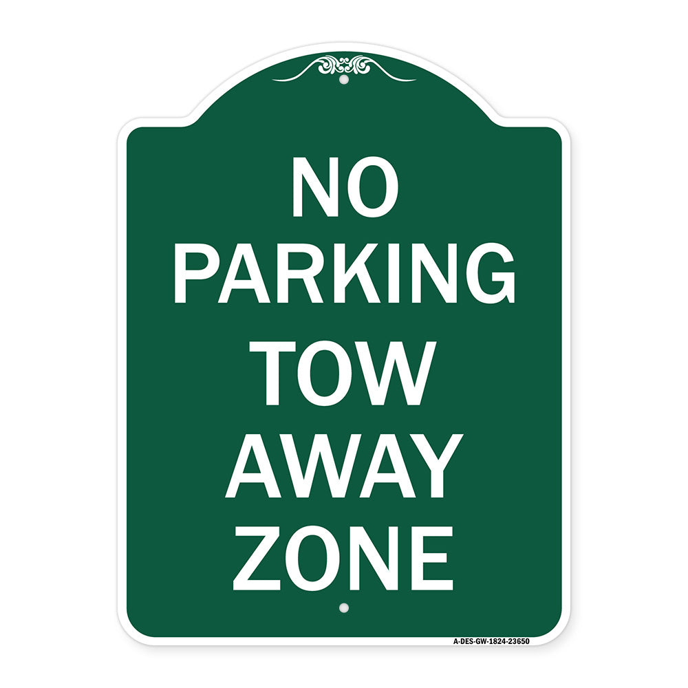 No Parking Tow Away Zone