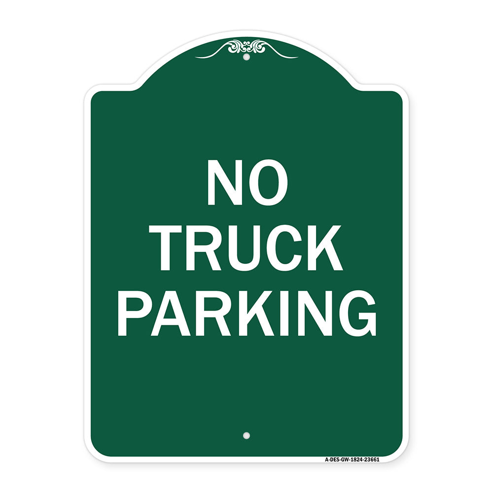 No Parking Sign No Truck Parking