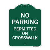 No Parking Permitted on Crosswalk
