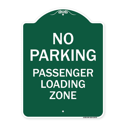 No Parking Passenger Loading Zone