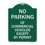 No Parking of Commercial Vehicles Except by Permit