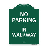 No Parking in Walkway
