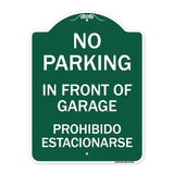 No Parking in Front of Garage Prohibido Estacionarse