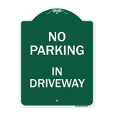 No Parking in Driveway