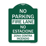 No Parking Fire Lane - No Estacione Zona Contra Incendio