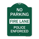No Parking Fire Lane Police Enforced