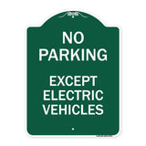 No Parking Except Electric Vehicles