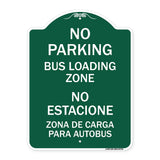 No Parking Bus Loading Zone No Entacionamiento Bus De Carga Zona