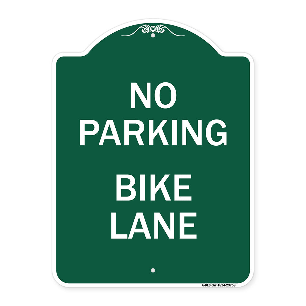 No Parking Bike Lane