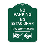 No Parking - No Estacionar Tow - Away Zone (With Graphic)