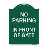 No Parking - in Front of Gate