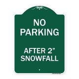 No Parking - After 2 Snowfall