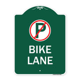 No Parking (Symbol) Bike Lane