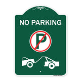 No Parking (No Parking Symbol and Tow Truck Symbol)
