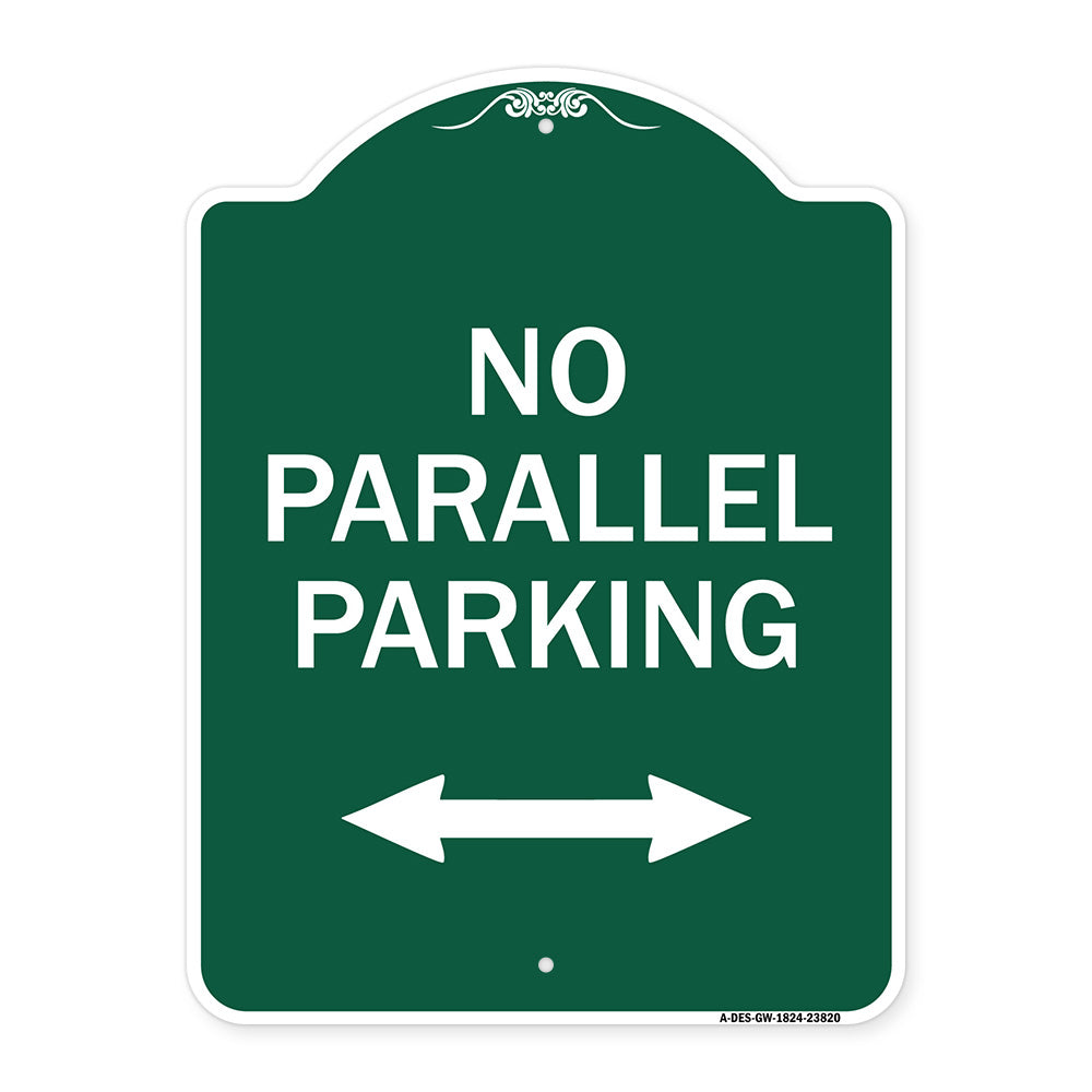 No Parallel Parking with Bidirectional Arrow