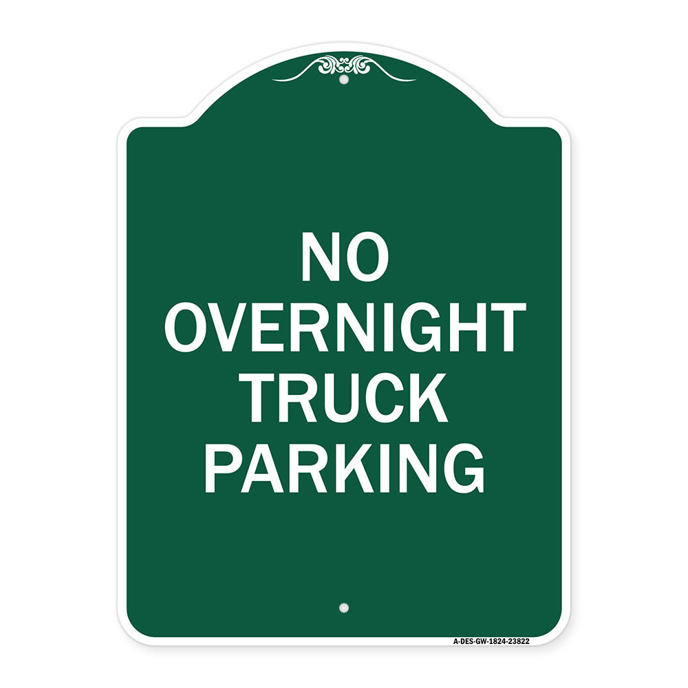 No Overnight Truck Parking
