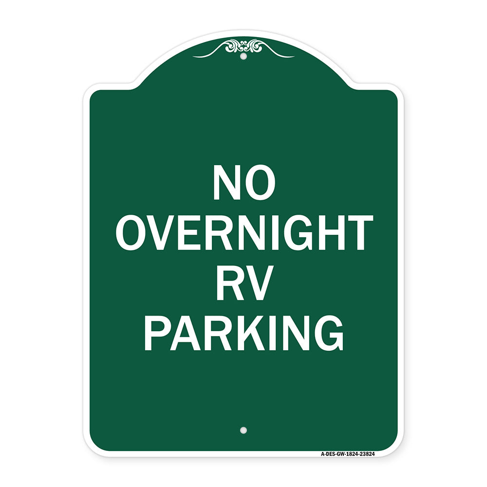 No Overnight RV Parking