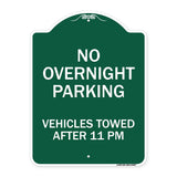 No Overnight Parking Vehicles Towed After 11 Pm