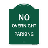 No Overnight Parking Sign