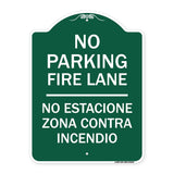 No Estacione Zona Contra Incendio