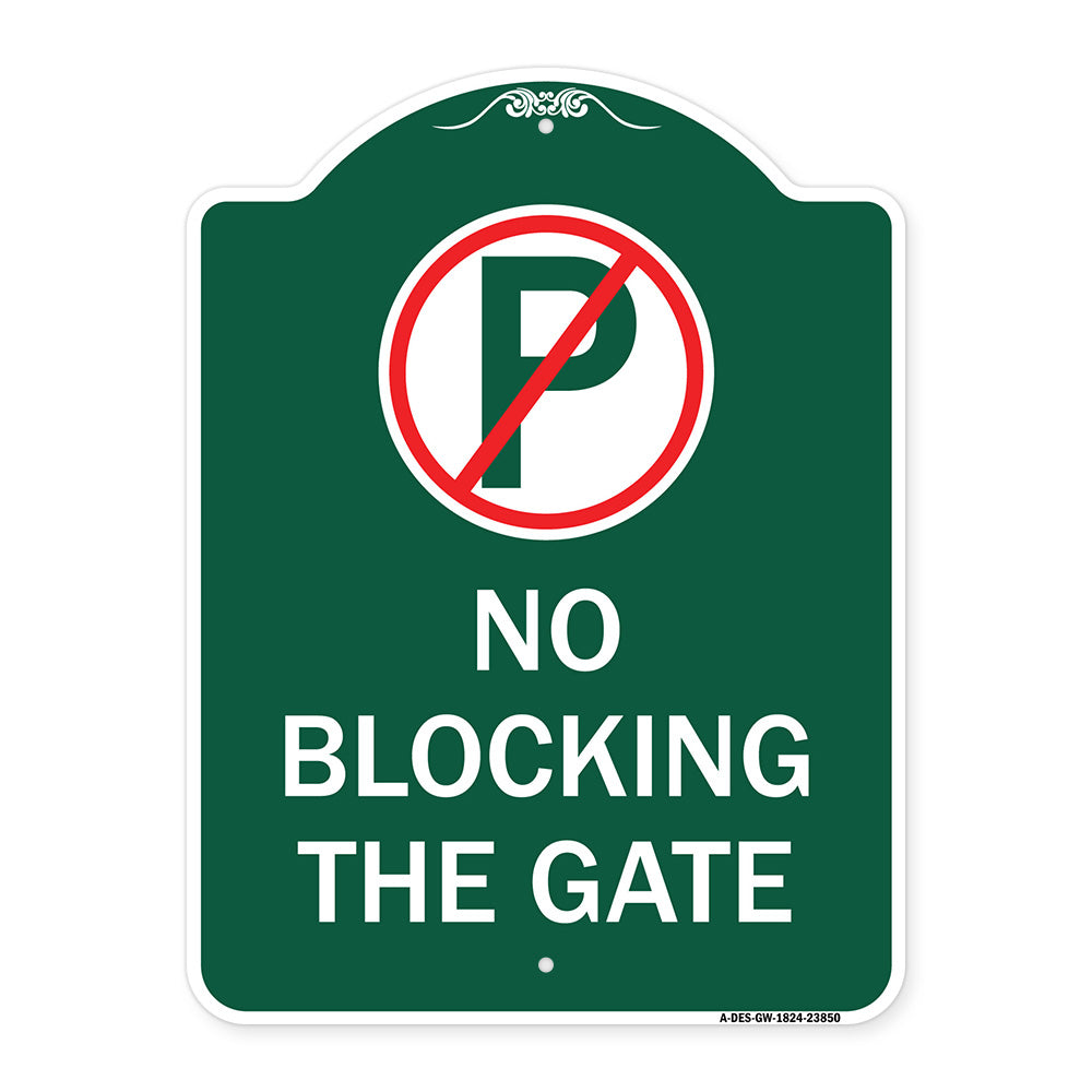 No Blocking the Gate with Graphic