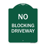 No Blocking Driveway