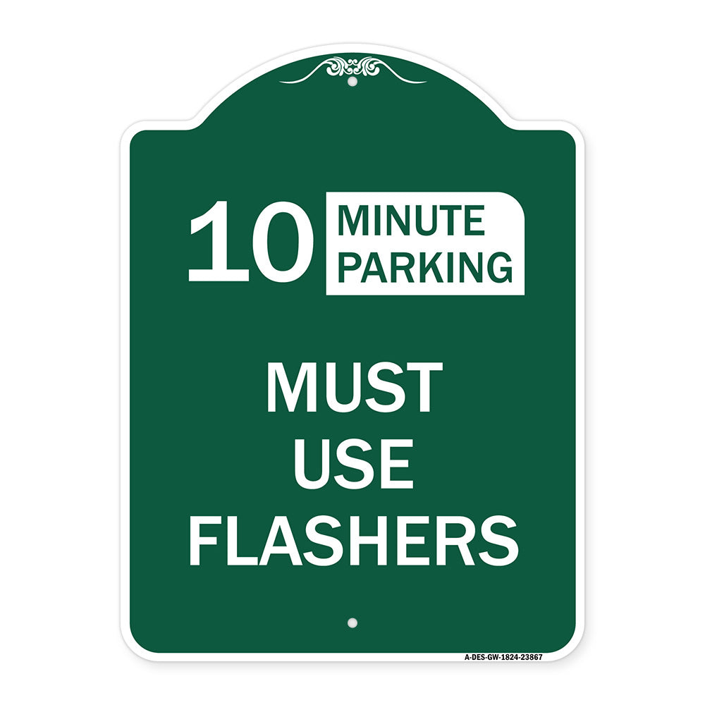 Must Use Flashers (Choose Your Limit) Minute Parking