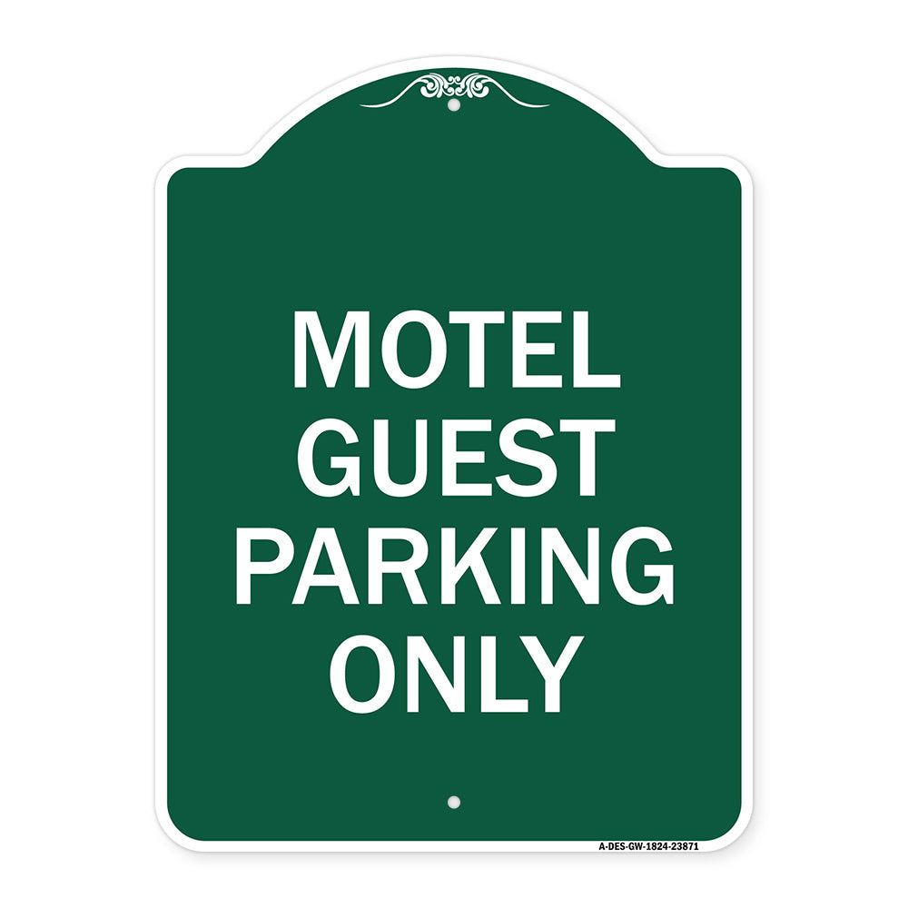 Motel Guest Parking Only