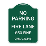 Missouri No Parking Fire Lane $50 Fine