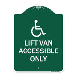 Lift Van Accessible Only (With Updated Isa Symbol)
