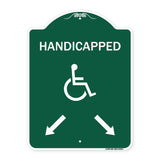 Handicapped Parking with Double Arrows