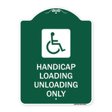 Handicap Loading Unloading Only (With Handicap Symbol)