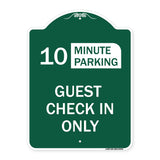 Guest Check in Only (Choose Your Limit) Minute Parking