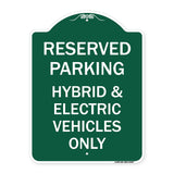 For Electrical Cars Reserved Parking - Hybrid & Electric Vehicles Only