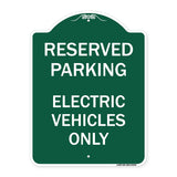 For Electrical Cars Reserved Parking - Electric Vehicles Only