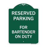 For Bartender on Duty
