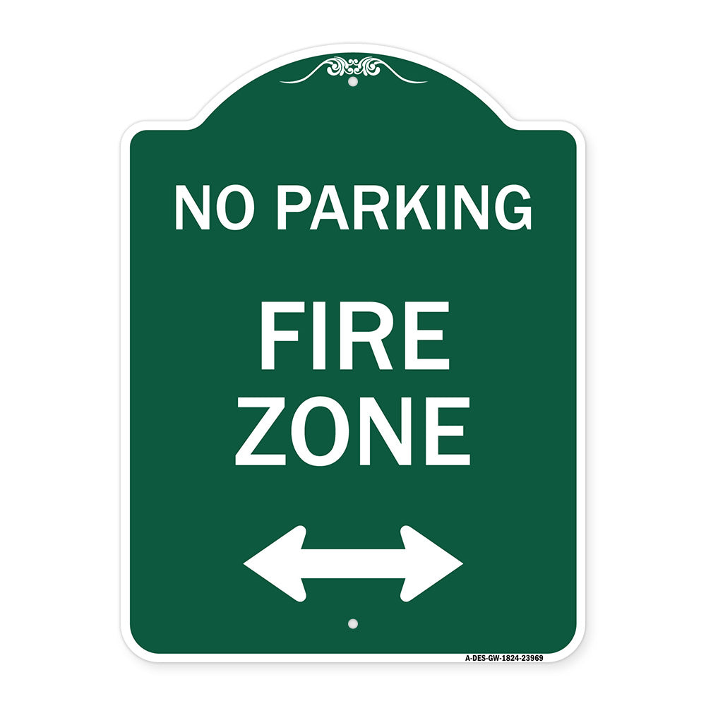 Fire Zone with Bidirectional Arrow