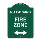 Fire Zone with Bidirectional Arrow