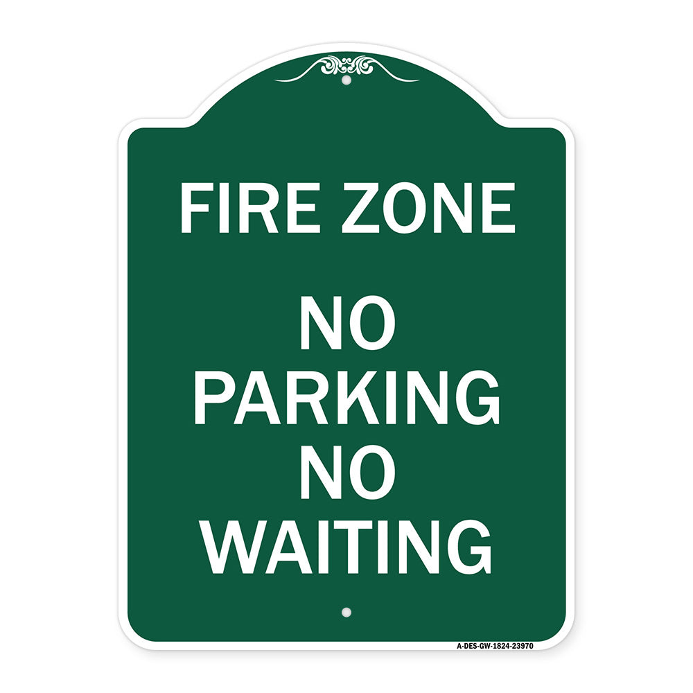 Fire Zone No Parking No Waiting